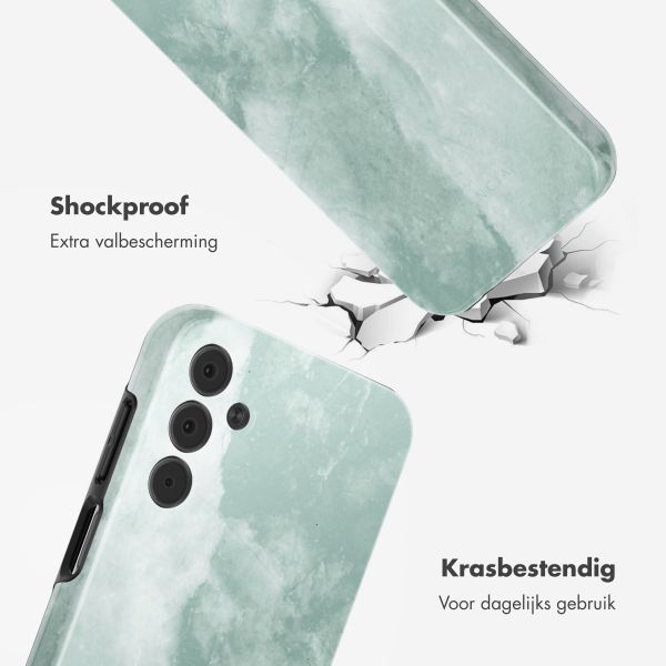 Selencia Vivid Backcover Samsung Galaxy A15 (5G) - Marble Grayed Jade
