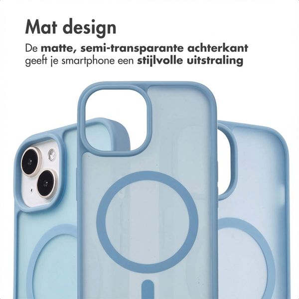 imoshion Color Guard Backcover met MagSafe Apple iPhone 15 - Lichtblauw