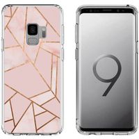 imoshion Design hoesje Samsung Galaxy S9 - Grafisch Koper / Roze