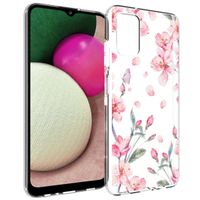 imoshion Design hoesje Samsung Galaxy A03s - Bloem - Roze