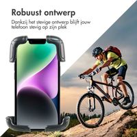 imoshion Rugged Fiets Telefoonhouder - Telefoonhouder fiets - Universeel - Verstelbaar - Zwart