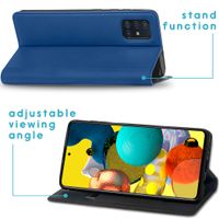 imoshion Slim Folio Bookcase Samsung Galaxy A51 - Donkerblauw