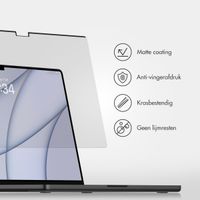 Accezz Magnetische Screenprotector MacBook Air 15 inch (2023 / 2024 M3 chip / 2025 M4 chip) - A2941 / A3114 / A3241