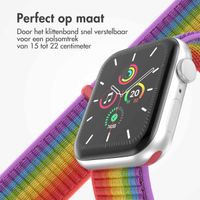 imoshion Nylon bandje Apple Watch Series 1 t/m 11 / SE / Ultra (44/45/46/49 mm) - Rainbow