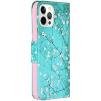 Design Softcase Bookcase iPhone 12 Pro Max - Bloesem