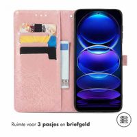 imoshion Mandala Bookcase Xiaomi Redmi Note 12 Pro (5G) - Rosé Goud