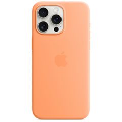 Apple Silicone Backcover MagSafe Apple iPhone 15 Pro Max - Orange Sorbet
