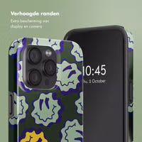 Selencia Vivid Backcover met MagSafe Apple iPhone 15 Pro - Wavy Smiley Green