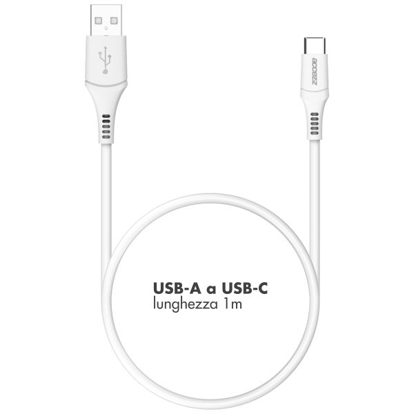 Accezz USB-C naar USB kabel - 1 meter - Wit
