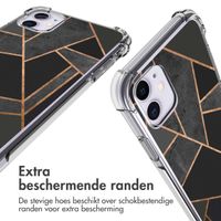 imoshion Design hoesje met koord iPhone 11 - Grafisch Koper - Zwart / Goud