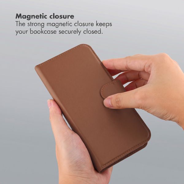 Accezz Edge detachable Bookcase with MagSafe Samsung Galaxy A27 (5G) - Brown