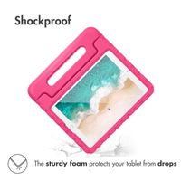 Accezz Kidsproof Backcover met handvat Apple iPad 9 (2021) 10.2 inch / iPad 8 (2020) 10.2 inch / iPad 7 (2019) 10.2 inch - Roze
