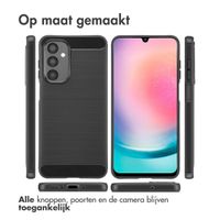 imoshion Brushed Backcover Samsung Galaxy A26 - Zwart