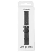 Samsung Originele Leather Band Galaxy Watch Active 2 / Watch 3 41mm - Zwart