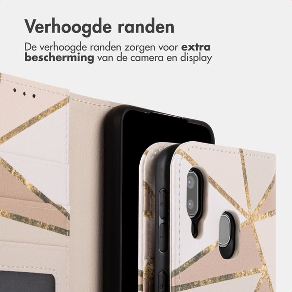 imoshion Design Bookcase Samsung Galaxy A20e - Beige Graphic