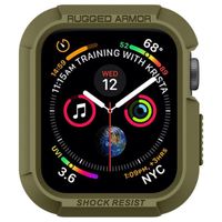 Spigen Rugged Armor™ Case Apple Watch 4 / 5 / 6 / SE - 44 mm - Groen
