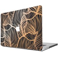 imoshion Design Laptop Cover MacBook Pro 14 inch (2021 / 2023 M3 chip / 2024 M4 chip) - A2442 / A2779 / A2918 / A3112 / A3185 / A3401 - Golden Leaves