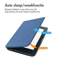 imoshion Canvas Sleepcover Bookcase Tolino Page 2 - Donkerblauw