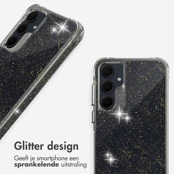 imoshion Glitter Backcover Samsung Galaxy A35 - Goud