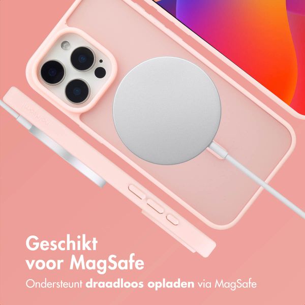 imoshion Color Guard Backcover met MagSafe iPhone 15 Pro Max - Lichtroze