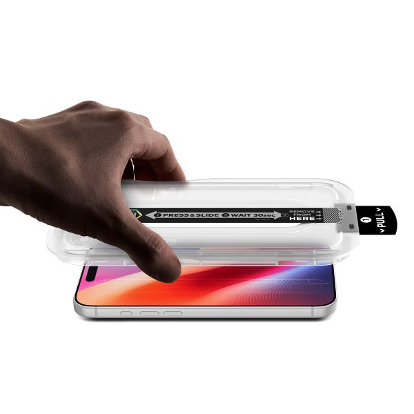 Spigen GLAStR Privacy EZ Fit Screenprotector + Applicator - 1-pack Apple iPhone 18 Pro
