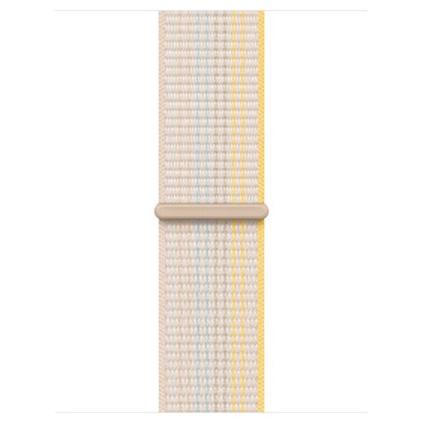 Apple Sport Loop band Apple Watch Series 1 t/m 9 / SE (38/40/41 mm) | Series 10 / 11 (42 mm) - Starlight Colour