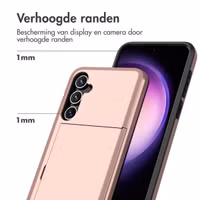 imoshion Backcover met pasjeshouder Samsung Galaxy S23 FE - Rosé Goud