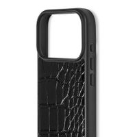 iDeal of Sweden Vegan Leather MagSafe Backcover Apple iPhone 18 Pro Max / 17 Pro Max - Black Croco