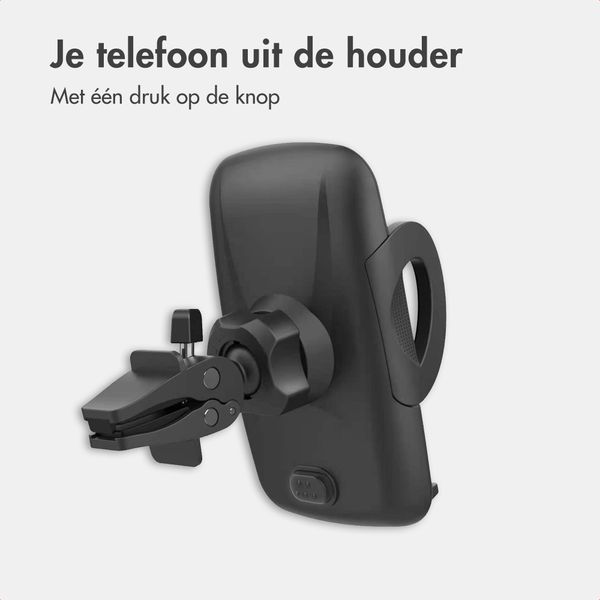 imoshion Telefoonhouder auto - Universeel - Verstelbaar - Ventilatierooster - Zwart