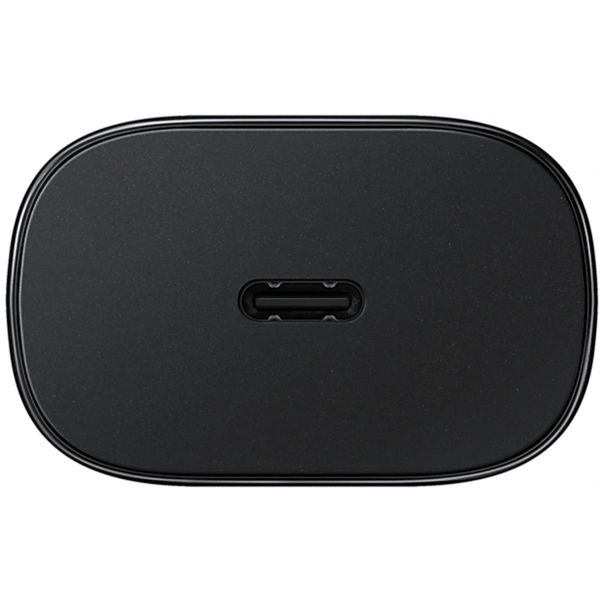 Samsung Originele USB-C naar USB-C kabel - 1 meter - 25 Watt + Originele Fast Charging Adapter USB-C Oplader - 25 Watt - Zwart