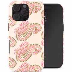 Selencia Vivid Backcover Apple iPhone 16 Pro - Paisley Blush