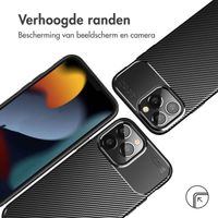 imoshion Carbon Softcase Backcover Apple iPhone 14 Pro - Zwart