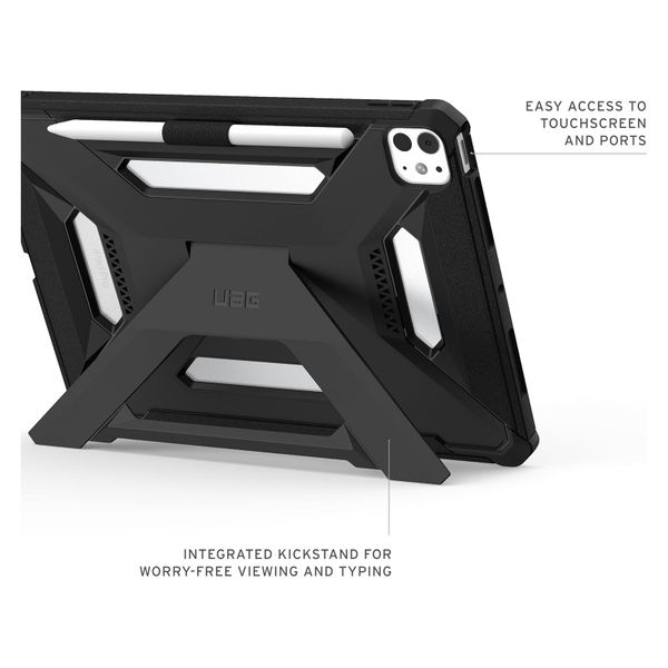 UAG Scout Bookcase Apple iPad Pro 11 (2025) M5 / (2024) M4 - Black