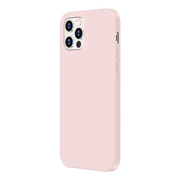 Valenta Luxe Leather Backcover iPhone 12 (Pro) - Roze