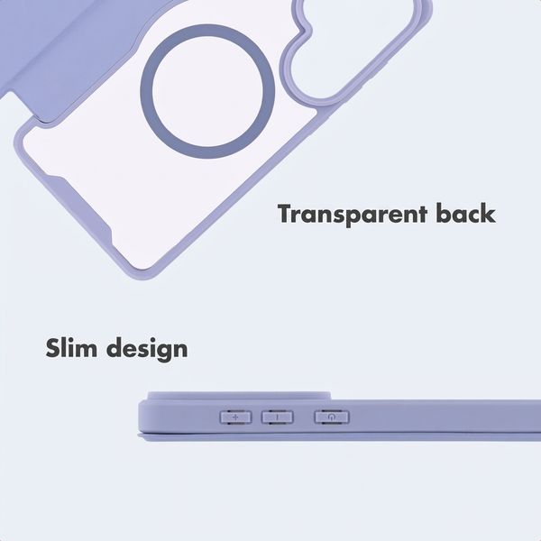imoshion Transparent Bookcase with MagSafe Samsung Galaxy S26 Ultra - Lilac