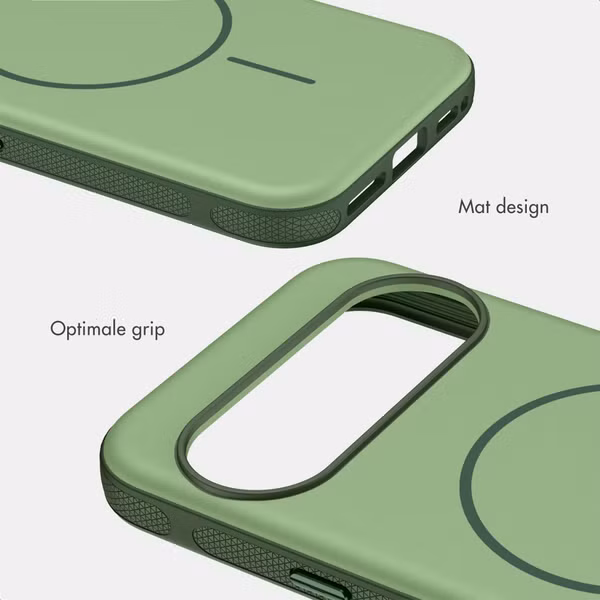 imoshion Color Backcover met Thin MagSafe Ring Google Pixel 11 / 11 Pro / 10 / 10 Pro - Donkergroen