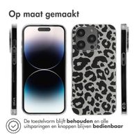 imoshion Design hoesje iPhone 14 Pro - Leopard Transparent