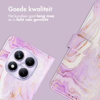 imoshion Design Bookcase Xiaomi Redmi Note 14 Pro (4G) - Purple Marble