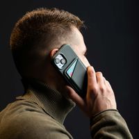 Accezz Leren Kaarthouder - Geschikt voor MagSafe en Qi2 - Cedar Green