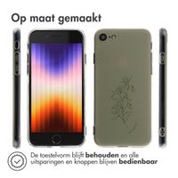 imoshion Design hoesje Apple iPhone SE (2022 / 2020) / 8 / 7 - Floral Green