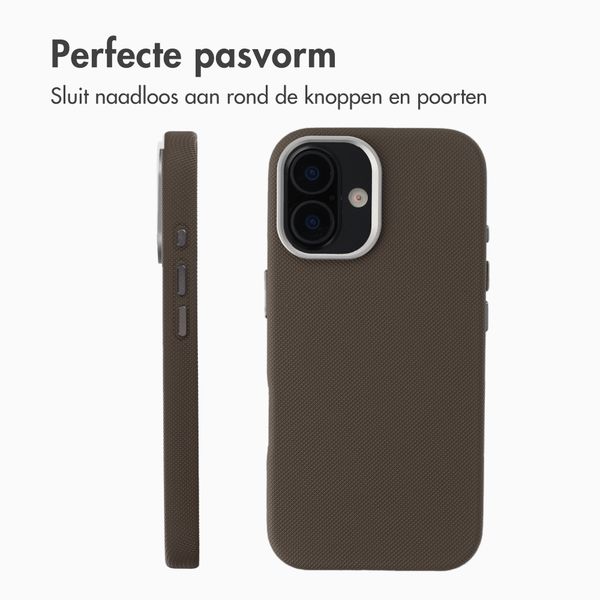 Accezz Mesh Backcover met MagSafe Apple iPhone 17 - Bruin
