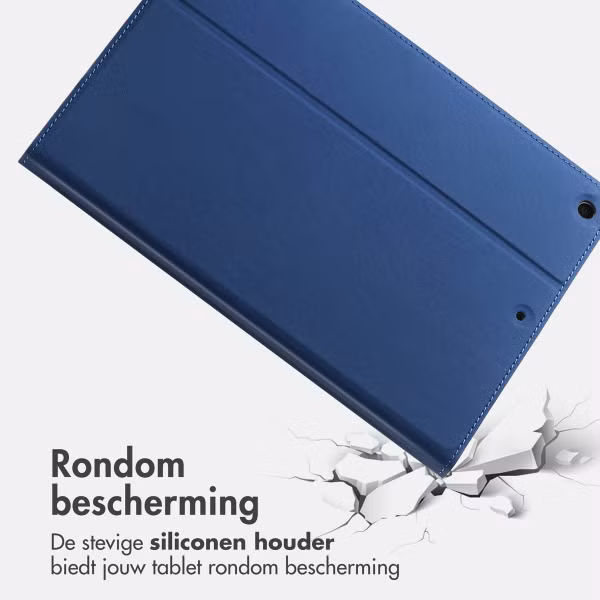 Accezz Classic Tablet Case Apple iPad 9 (2021) 10.2 inch / iPad 8 (2020) 10.2 inch / iPad 7 (2019) 10.2 inch - Donkerblauw