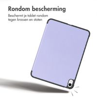 imoshion Trifold Bookcase Apple iPad 11 (2025) 11 inch A16 / iPad 10 (2022) 10.9 inch - Lila