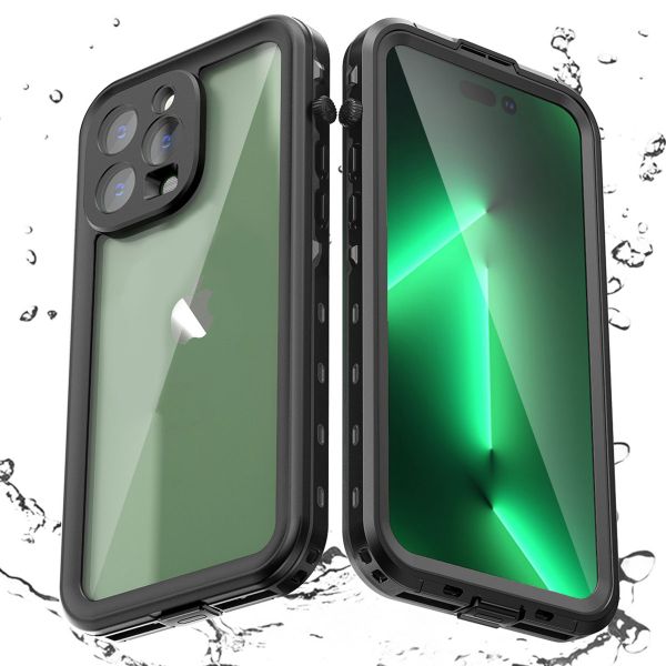 Redpepper Dot Plus Waterproof Backcover Apple iPhone 14 Pro Max - Zwart