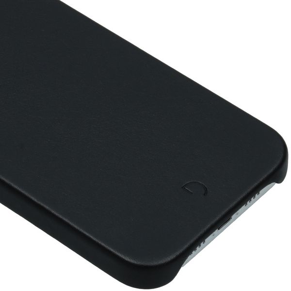 Decoded Leather Backcover Apple iPhone 12 Pro Max - Zwart