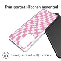 imoshion Design hoesje Samsung Galaxy A33 - Retro Pink Check