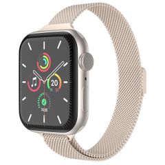 imoshion Slim Milanese Band Apple Watch | 38/40/41/42 mm - Starlight