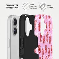 Burga Tough Back Cover with MagSafe Apple iPhone 16 - Coral Reef