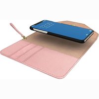 iDeal of Sweden Mayfair Clutch Velvet iPhone Xs / X - Roze