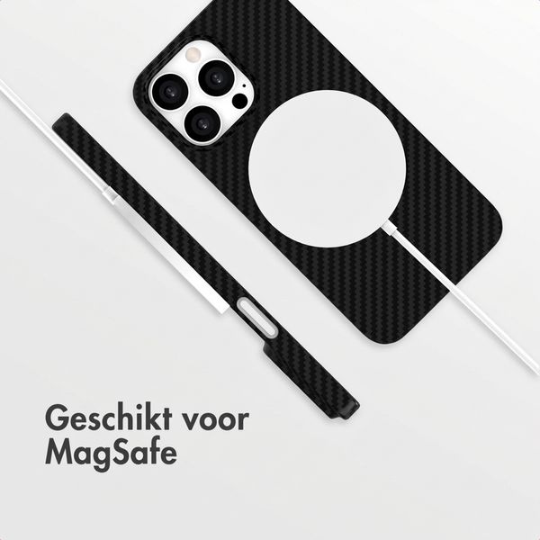 Accezz MagSafe Kevlar® Backcover Apple iPhone 14 Pro - Zwart